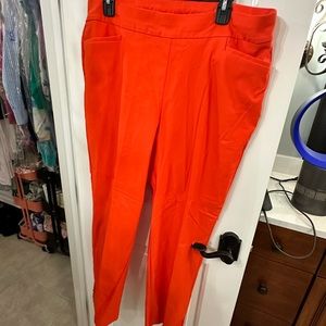 Chicos Size 14 Dress Pants. Excellent Condition. Smoke Free Home. Orange